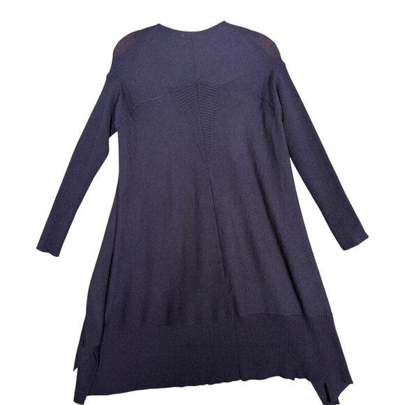 Jeune Jeunesse Navy Blue Lagenlook Dress Knit Loose S/M - Picture 7 of 7